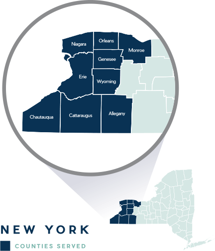 New York County map