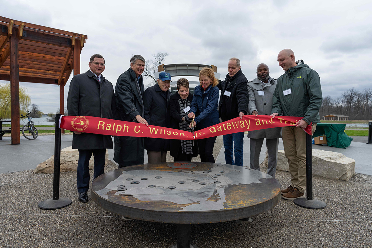 Ralph Wilson Gateway and Trail open on Belle Isle