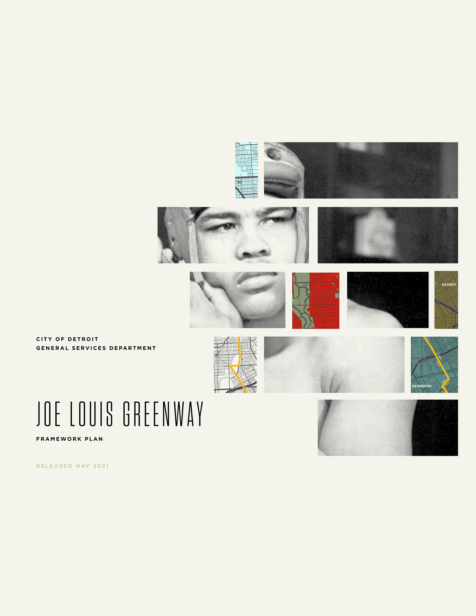 Joe Louis Greenway Framework Plan